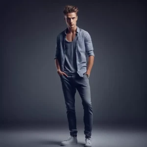 Брюки карго с множеством карманов Брюки карго с множеством карманов